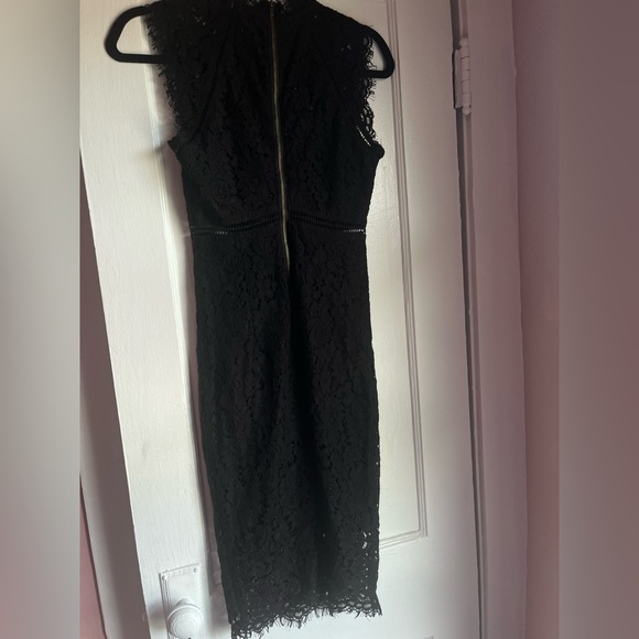 Bardot Black Lace Panel Dress Size XS - Picture 4 of 5